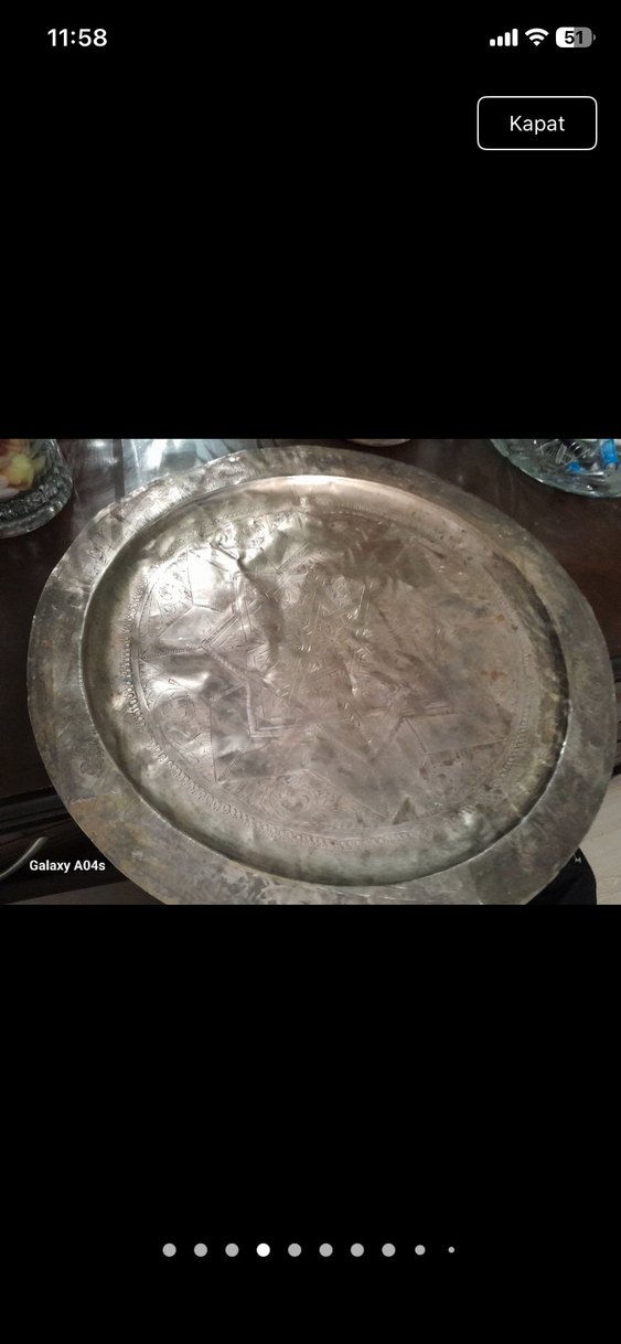 Bakır tepsi - Görsel 4