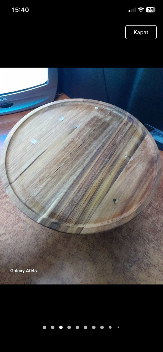 Ahşap stand az kullanılmıştır - Görsel 3