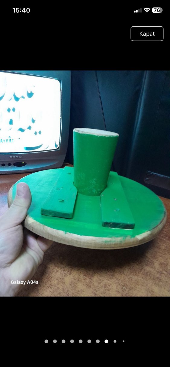 Ahşap stand az kullanılmıştır - Görsel 4