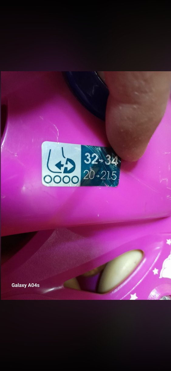 Kız çocuk paten 32-34 az kullanılmıştır - Görsel 4