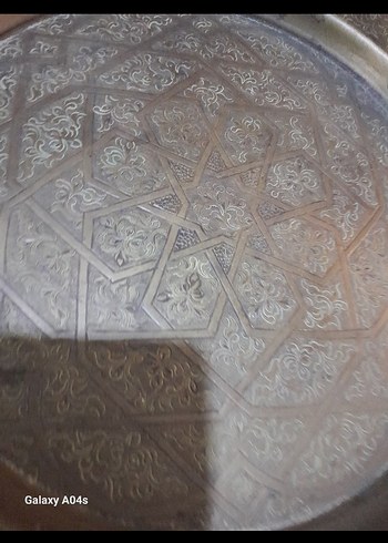 Bakır işlemeli tabak yeni - Görsel 6