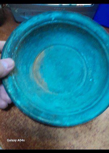 Oamanlı bakır tabak - Görsel 7