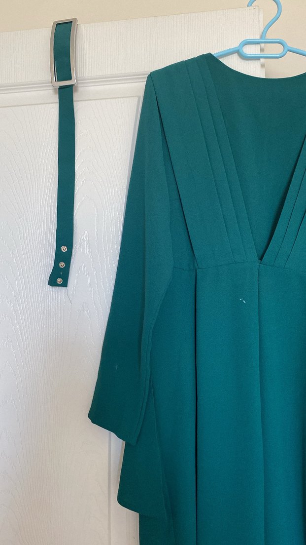 Yeşil Drapeli Hamile Tulum - Görsel 2