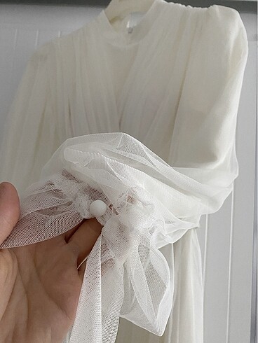 Diğer 40 beden beyaz renk abiye elbise