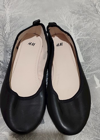 Kız Çocuk Siyah Balerin Ayakkabı - Görsel 4