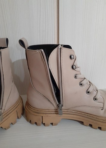 38 Beden Bej Kadın Topuklu Bot