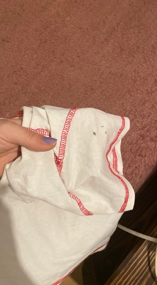 Beyaz Kısa Kollu Bohem Baskılı Tişört - Görsel 4