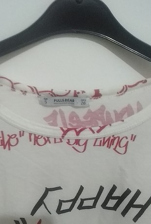 Pull and Bear pullandbear graffiti baskılı tişört