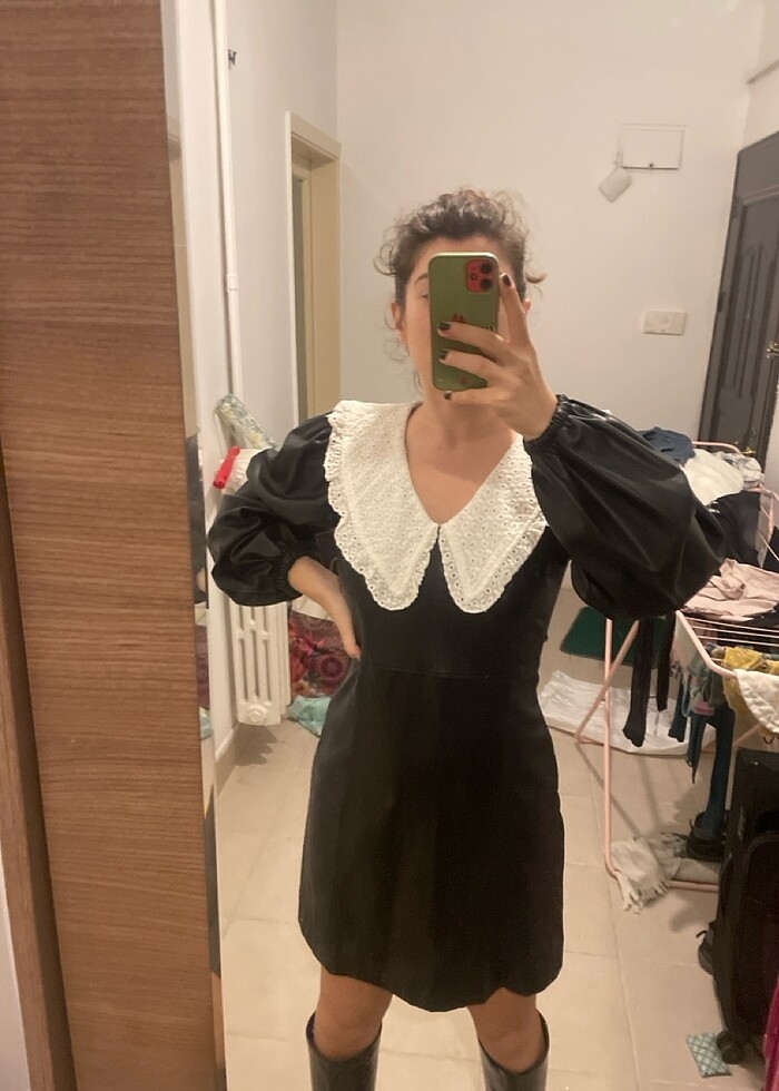 Trendyolmilla Deri elbise - Görsel 4