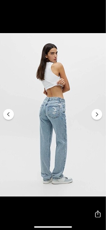 38 Beden mavi Renk Pullandbear jean