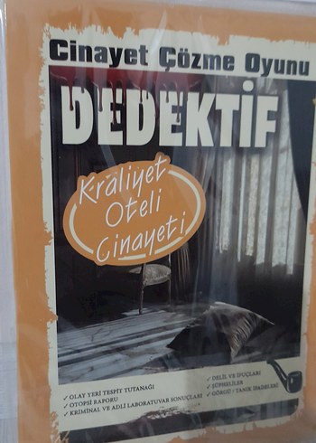 Cinayet Çözme Oyunu Dedektif - Kraliyet Oteli - Görsel 3