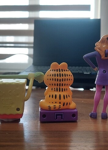 Sünger Bob garfield scooby Doo figür