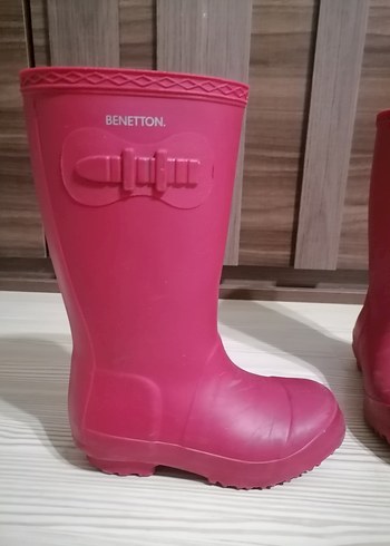 Pembe Kız Çocuk Benetton Çizme - Görsel 7