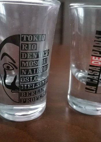 La Casa De Papel 4'lü Shot Set - Sıfır Ürün - Görsel 5