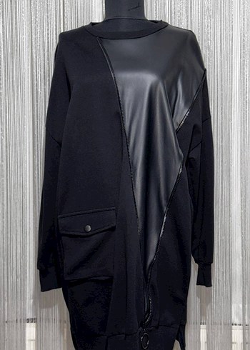 Soul Deri Garnili Ve Fermuar Detay Tunik - Görsel 2