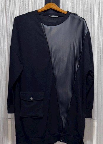 Soul Deri Garnili Ve Fermuar Detay Tunik - Görsel 5