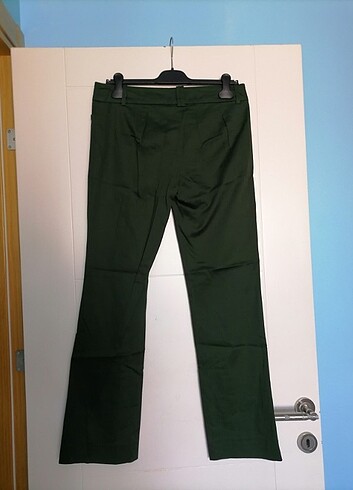 40 Beden Zara Basic Yeşil Pantolon 