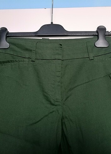 40 Beden yeşil Renk Zara Basic Yeşil Pantolon 