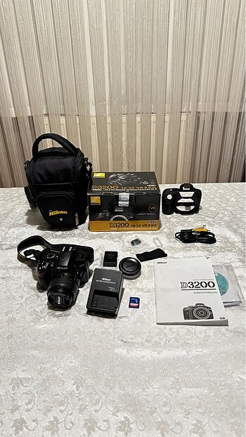 Nikon D3200 DSLR Full Set Fotoğraf Makinesi