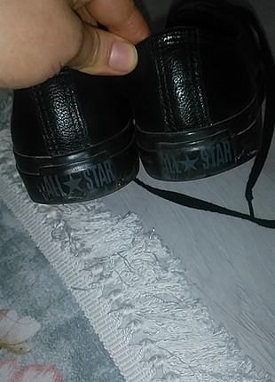 37 Beden siyah Renk Converse Deri 