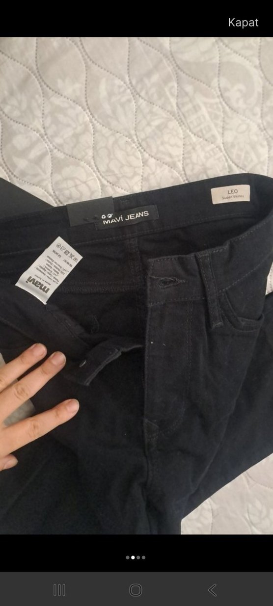 mavi jean pantolon - Görsel 2