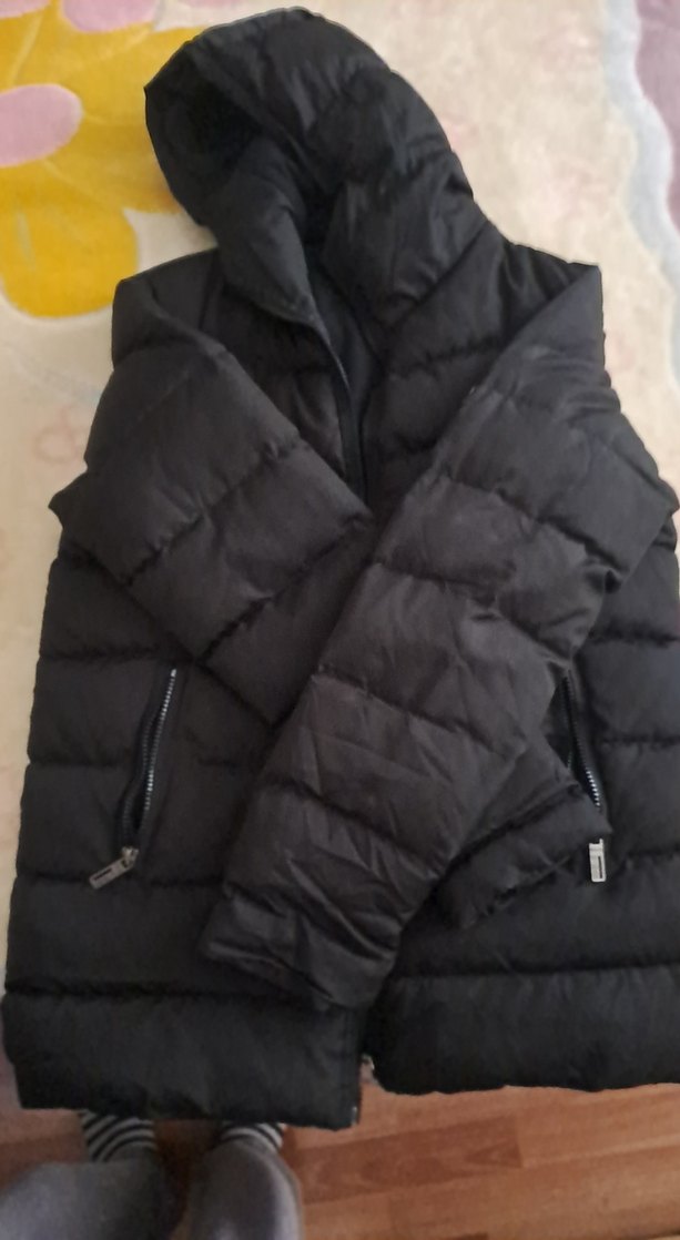 Erkek Siyah mont - Görsel 4