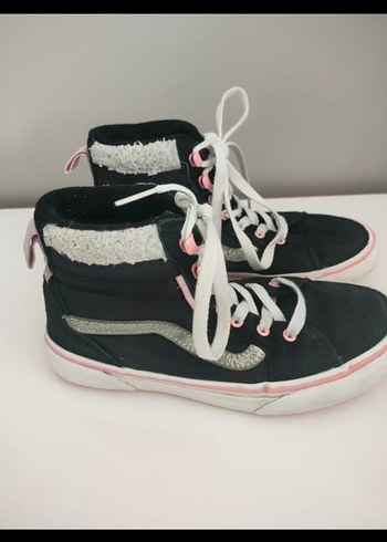 Vans Pembe Detaylı Bağcıklı Kadın Spor Ayakkabı