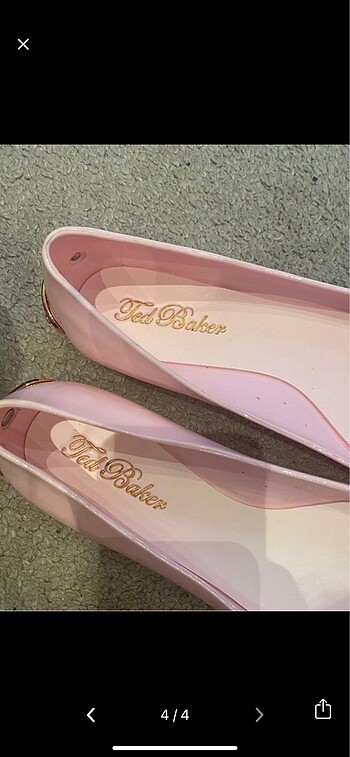 39 Beden pembe Renk Ted baker babet