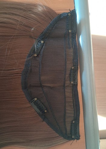 kestane rengi yapay saç - Görsel 2