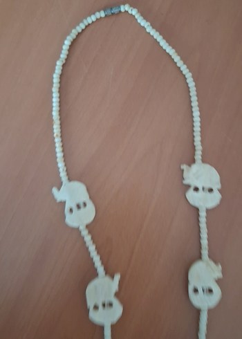 Uzun fildişi Kolye - Görsel 4