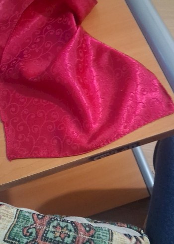 Pembe Saten fular - Görsel 3