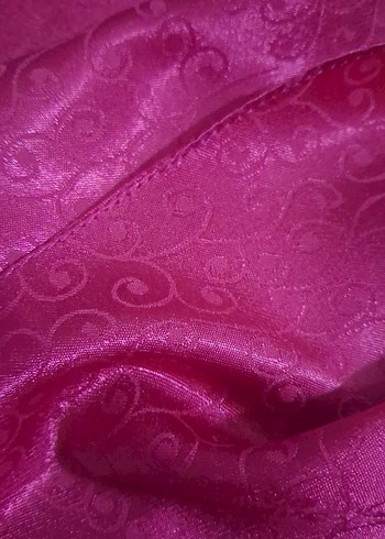 Pembe Saten fular - Görsel 2