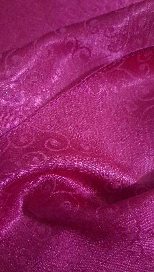 Pembe Saten fular - Görsel 2