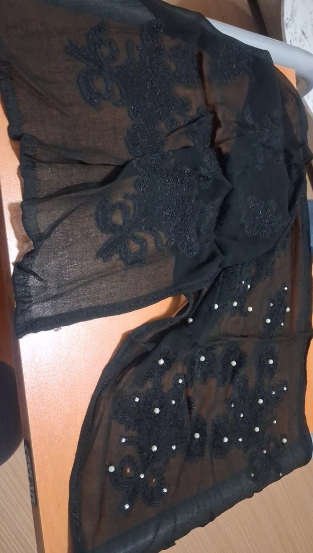 Boncuk Detaylı  Kadın Fular - Görsel 4