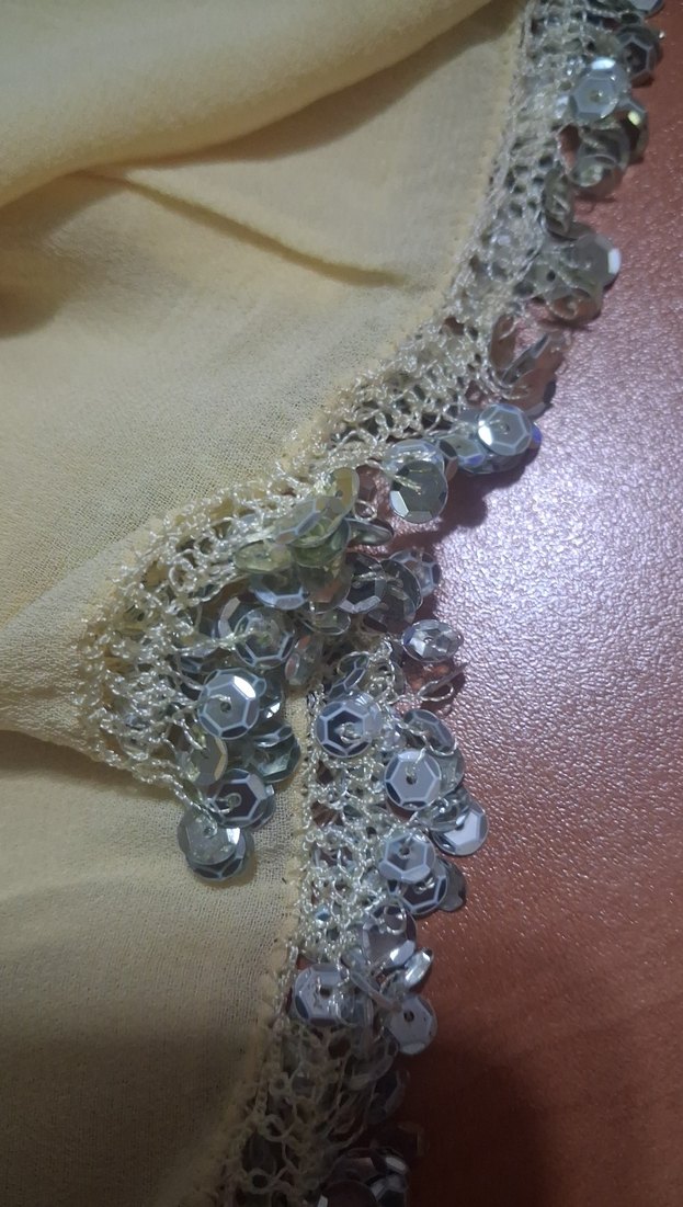 Parlak Sarı Kadın Fular - Görsel 3