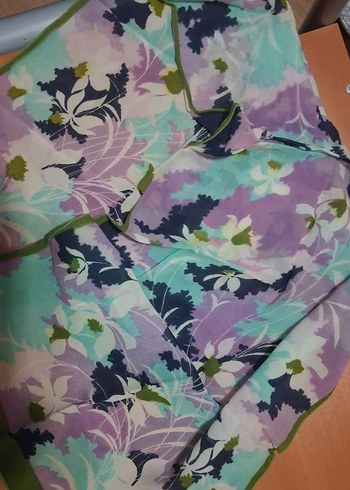 Renkli kadın fular - Görsel 2