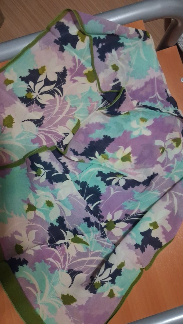 Renkli kadın fular - Görsel 2