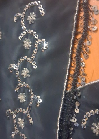 Boncuk İşlemeli  fular - Görsel 2