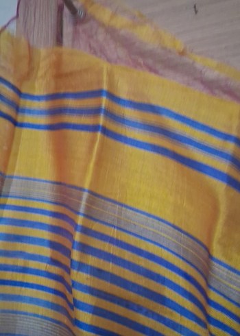 Parlak Çok Renkli Kadın Saten Şal - Görsel 4