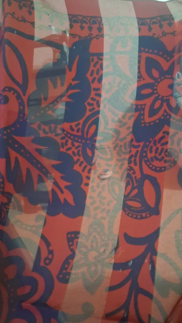 Bordo Desenli ipek Kadın Fular - Görsel 4