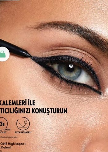 Oriflame Siyah Göz Kalemi - Görsel 4
