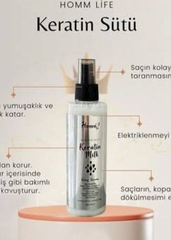 Keratin Sütü Saç Bakım Spreyi 200 ml - Görsel 2