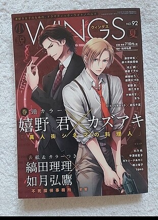Japonca Fantastik light novel wings no.92