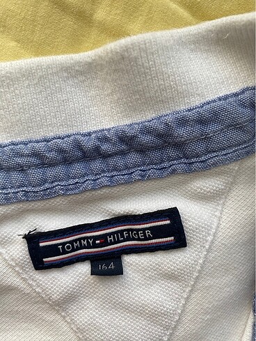 12-13 Yaş Beden tommy hilfiger orijinal erkek çocuk polo yaka t-shirt