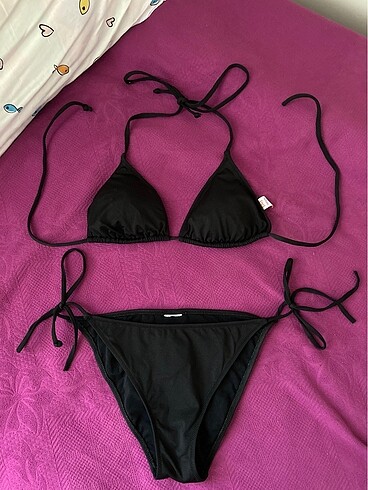 Defacto fall in love bikini takımı siyah