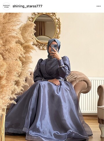 38 Beden gri Renk Bride model Abiye