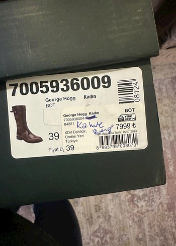 39 Beden Kadın Çizme #beymen#georgehogg