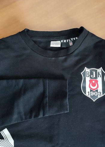 Siyah Erkek Çocuk Sweatshirt 1903 Baskılı - Görsel 2