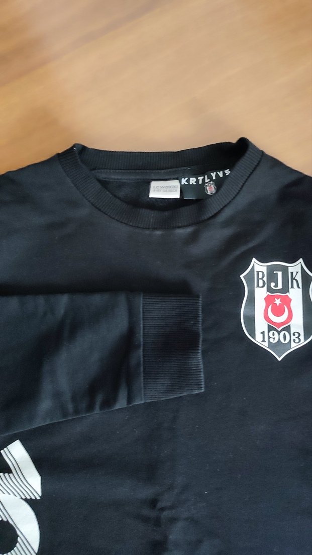 Siyah Erkek Çocuk Sweatshirt 1903 Baskılı - Görsel 2