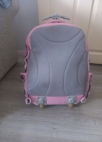 Pembe Desenli Çocuk Okul Çantası - Görsel 4